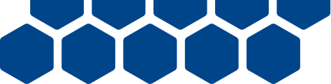 Blue Honeycomb Border